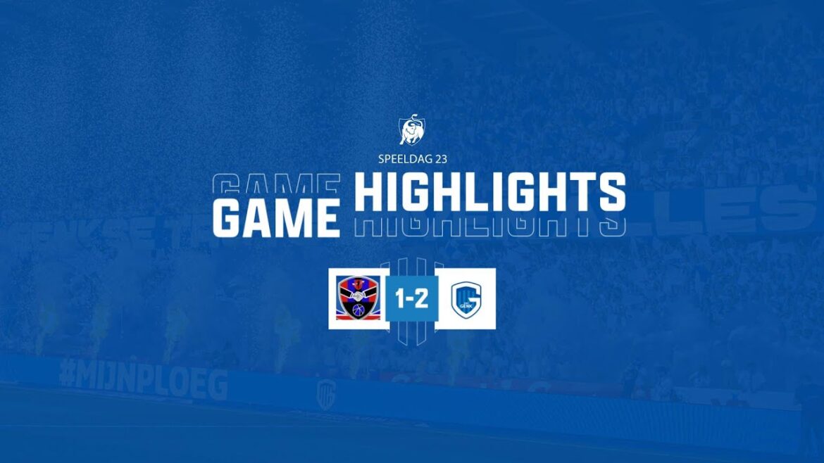 ⚽️ 23 - Dender - KRC Genk - Temps forts du match