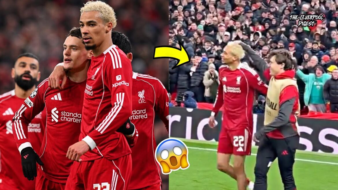 Ce qu'Ekitike a fait après son but contre Qarabag😱