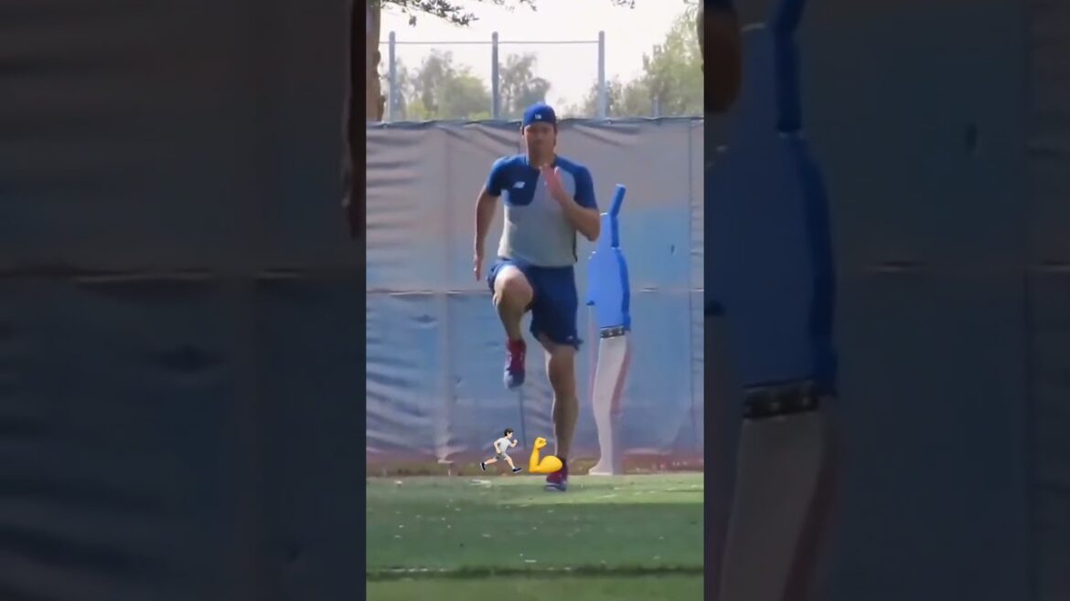 [Pendant l'entraînement]Shohei Otani lance de toutes ses forces ! Envoyons tous des applaudissements ⚾️