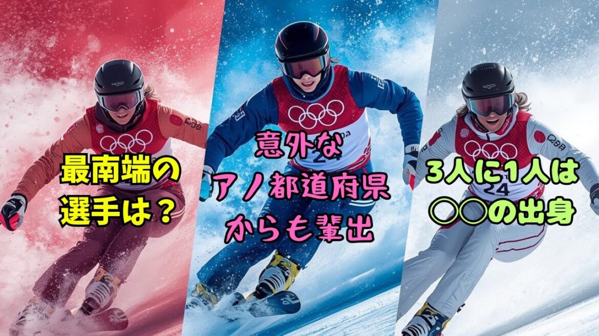 [Équipe nationale du Japon]Classement des préfectures avec le plus de lieux de naissance de l'équipe nationale japonaise aux Jeux olympiques de Milan-Cortina 2026