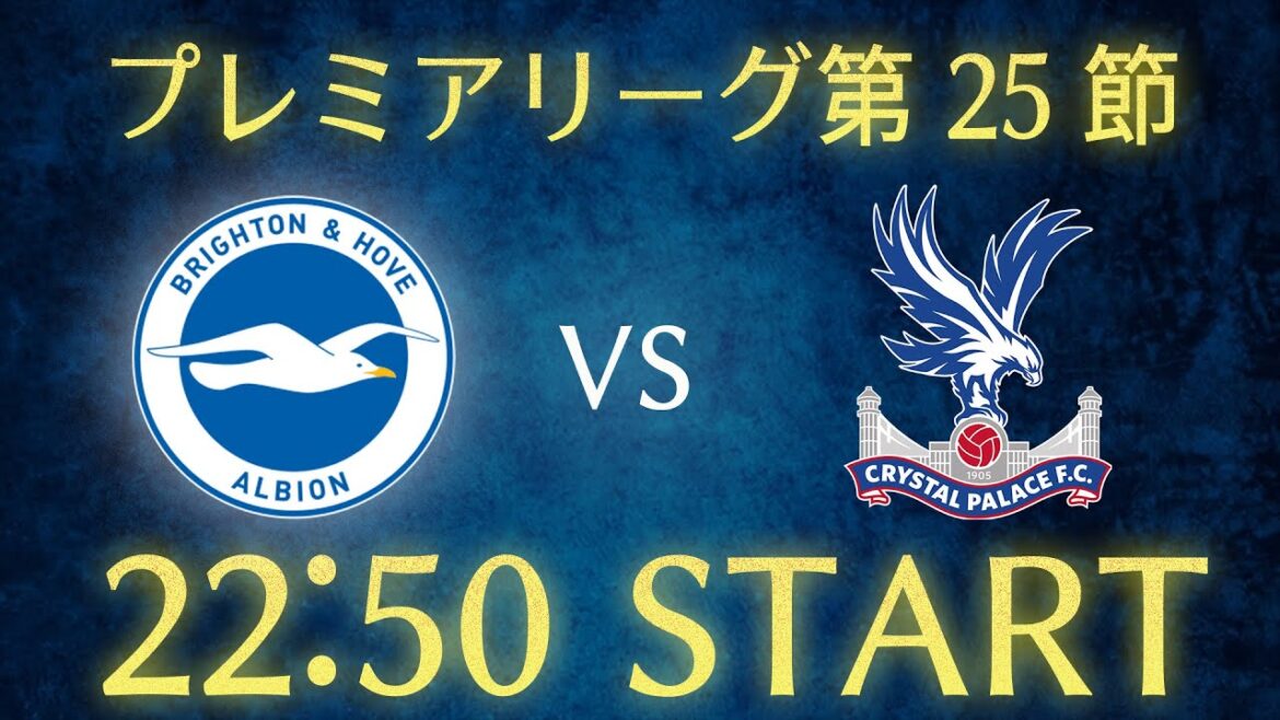 [Kaoru Mitoma]Diffusion en direct du chat Brighton vs Crystal Palace/Premier League Round 25