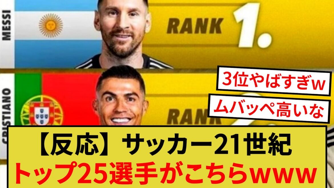 [Réaction]Voici les 25 meilleurs footballeurs du 21ème siècle www