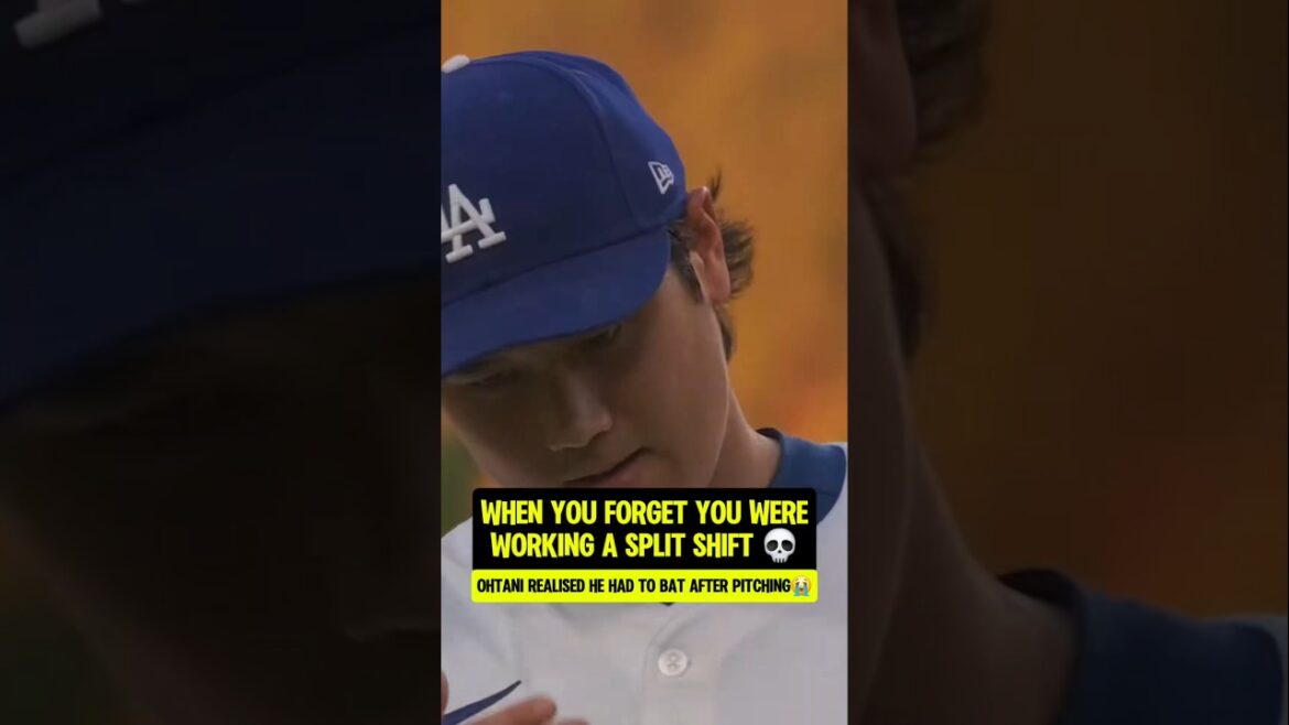 Ohtani a dû se verrouiller très rapidement😭 Ohtani a dû se verrouiller très rapidement😭