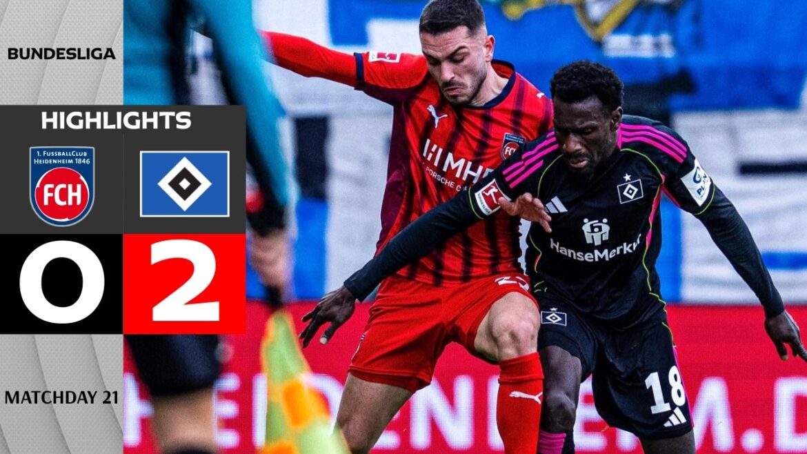 Heidenheim – Hambourg | 0-2 | Résumé | Bundesliga 2025-26 | hamburger d’Heidenheim Heidenheim - Hambourg | 0-2 | Résumé | Bundesliga 2025-26 | hamburger d'Heidenheim