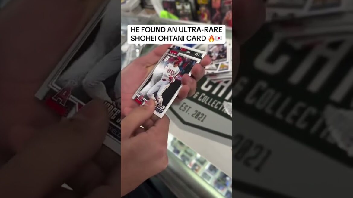 IL A TROUVÉ UNE CARTE SHOHEI OHTANI ULTRA-RARE 🔥