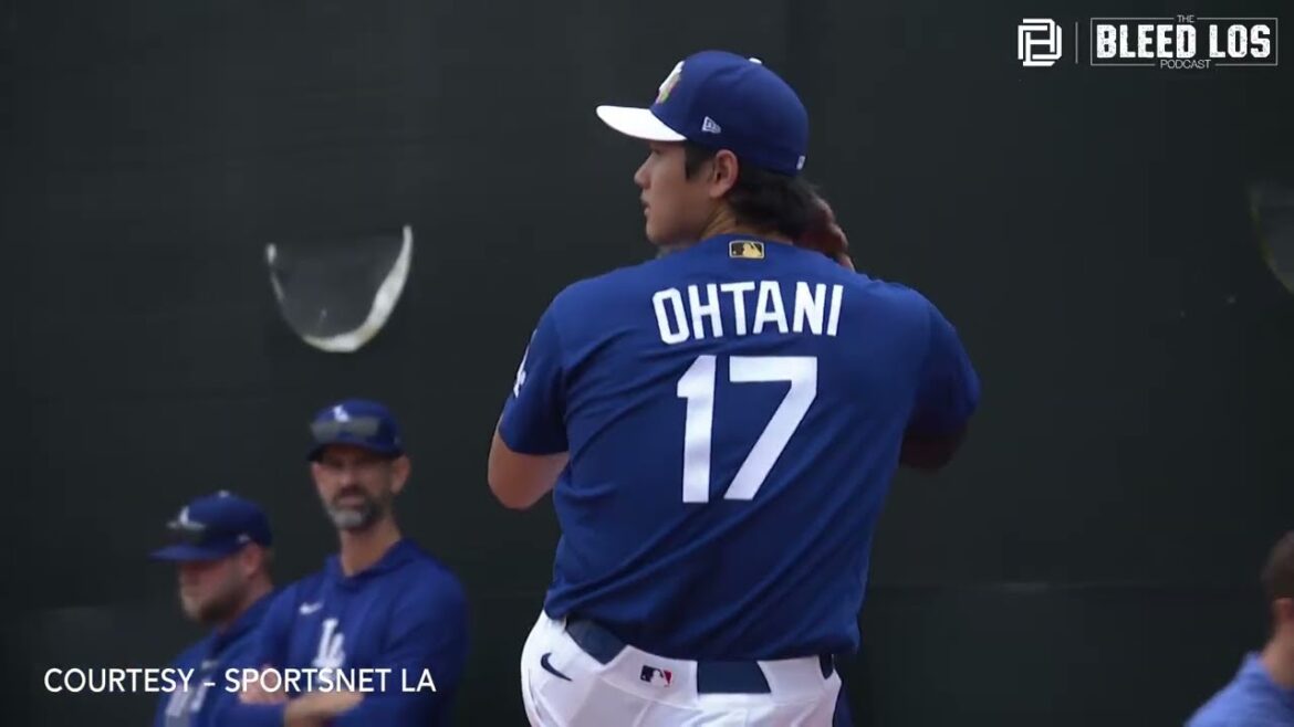 Entraînement de printemps des Dodgers, jour 1 🔥 Shohei Ohtani, Yoshinobu Yamamoto, Sasaki et Diaz Bullpens