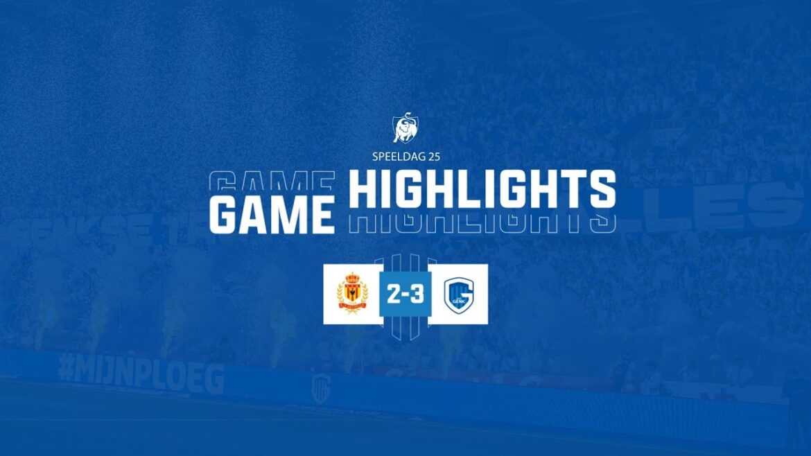 ⚽️ 25 - KV Malines - KRC Genk - Temps forts du match