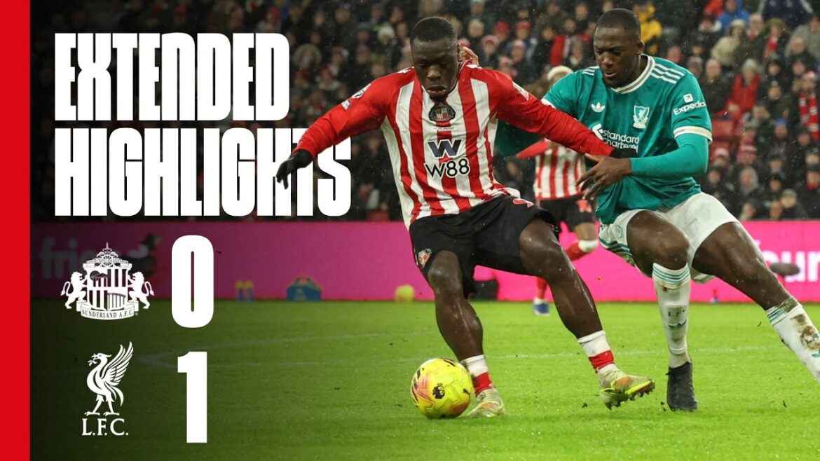Faits saillants étendus de la Premier League | Sunderland AFC 0-1 Liverpool FC