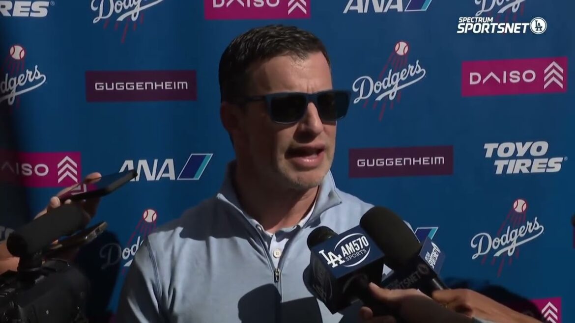 Entraînement de printemps des Dodgers : Andrew Friedman discute du plan de lancement et de la montée en puissance de Shohei Ohtani Entraînement de printemps des Dodgers : Andrew Friedman discute du plan de lancement et de la montée en puissance de Shohei Ohtani