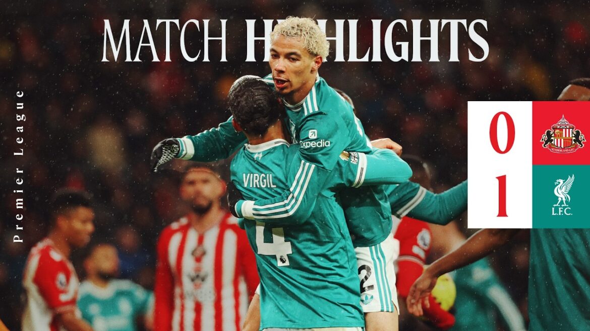 Faits saillants : Sunderland 0-1 Liverpool | Le but de Van Dijk assure la victoire à l’extérieur ! Faits saillants : Sunderland 0-1 Liverpool | Le but de Van Dijk assure la victoire à l'extérieur !