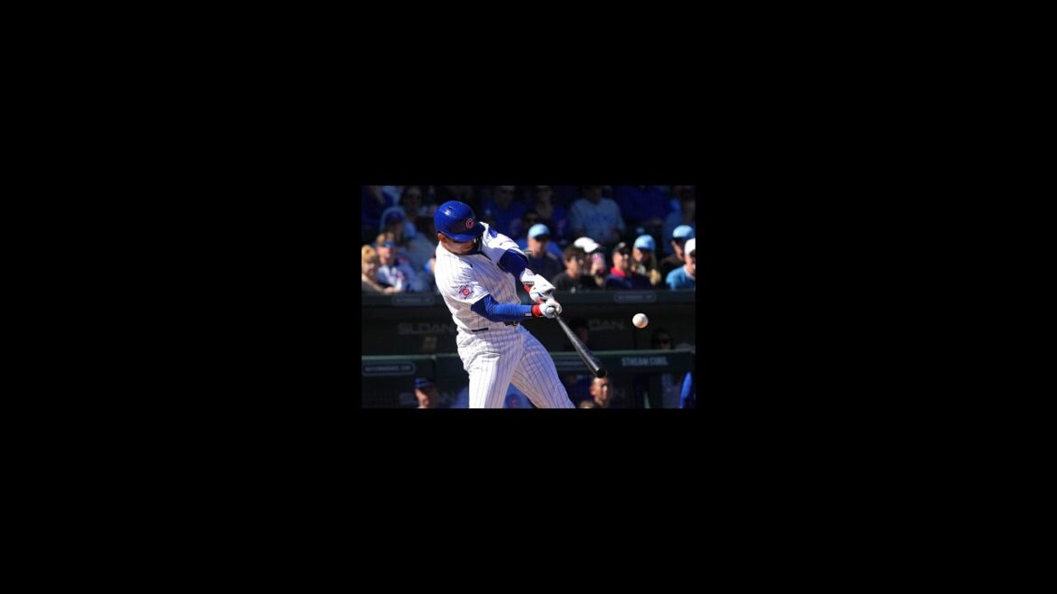 Premier arc de Seiya Suzuki lors de sa première présence au bâton dans le jeu OP !