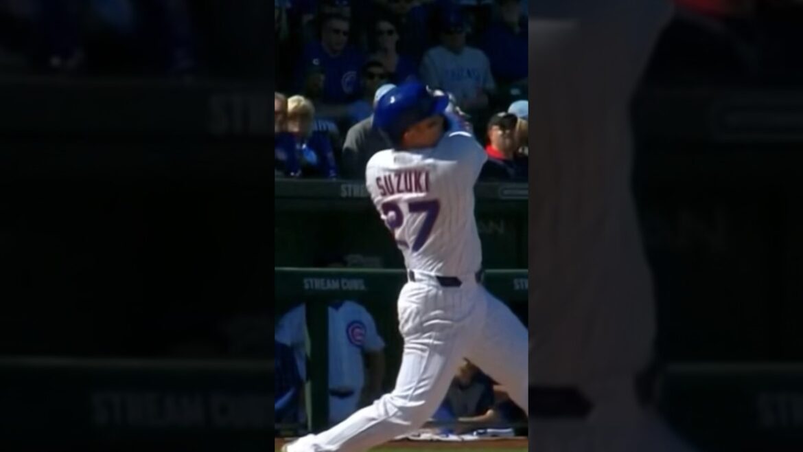 Seiya Suzuki, premier coup de circuit de l'entraînement de printemps