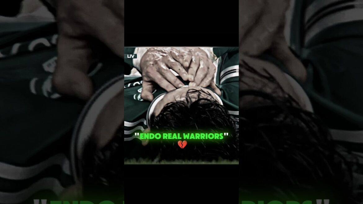 wataru Blessure d'Endo 🤕 #football #shorts #viral