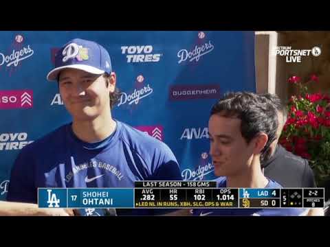 Shohei Ohtani sur la possibilité de lancer dans un grand match WBC, montée en puissance des lancers au printemps, Jeux olympiques de 2028 Shohei Ohtani sur la possibilité de lancer dans un grand match WBC, montée en puissance des lancers au printemps, Jeux olympiques de 2028