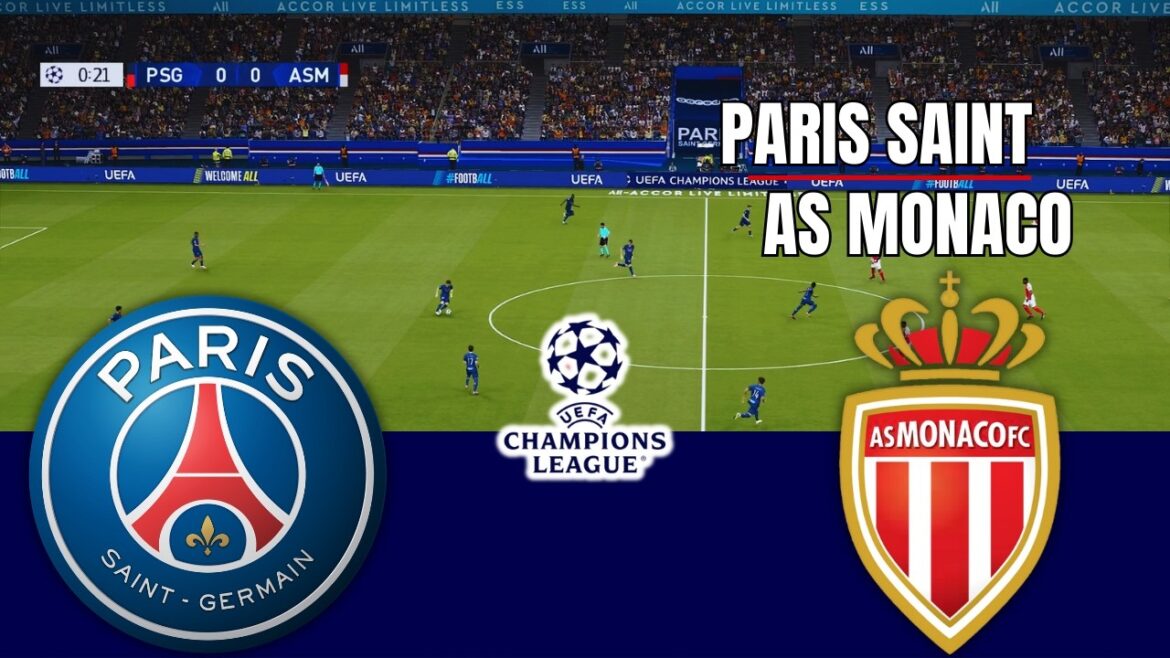 PARIS SAINT vs AS MONACO UEFA CHAMPIONS LEAGUE 2026 Match complet Simulation/Prédiction PES 26 Gameplay PARIS SAINT vs AS MONACO UEFA CHAMPIONS LEAGUE 2026 Match complet Simulation/Prédiction PES 26 Gameplay