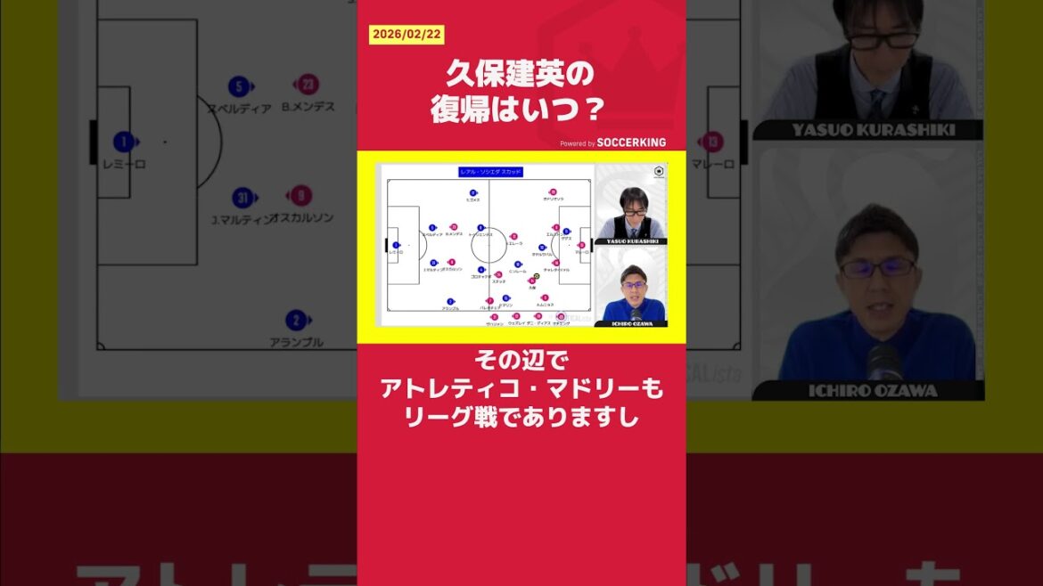 Quand Takefusa Kubo reviendra-t-il ? Quand Takefusa Kubo reviendra-t-il ?