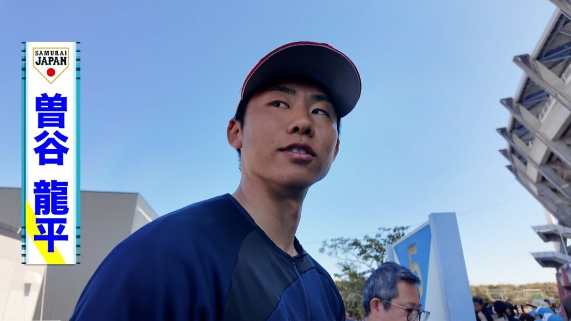 [SAMURAI JAPAN]Le lanceur partant est Ryuhei Sotani, qui est très apprécié par Darvish, et c'est enfin l'heure de son premier vrai match ! Taikai Ito et Daiya Miyagi sont également de bonne humeur