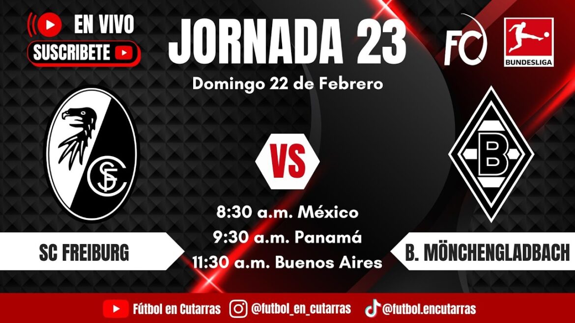 SC Fribourg VS Borussia Mönchengladbach | BUNDESLIGA | Voyage 23