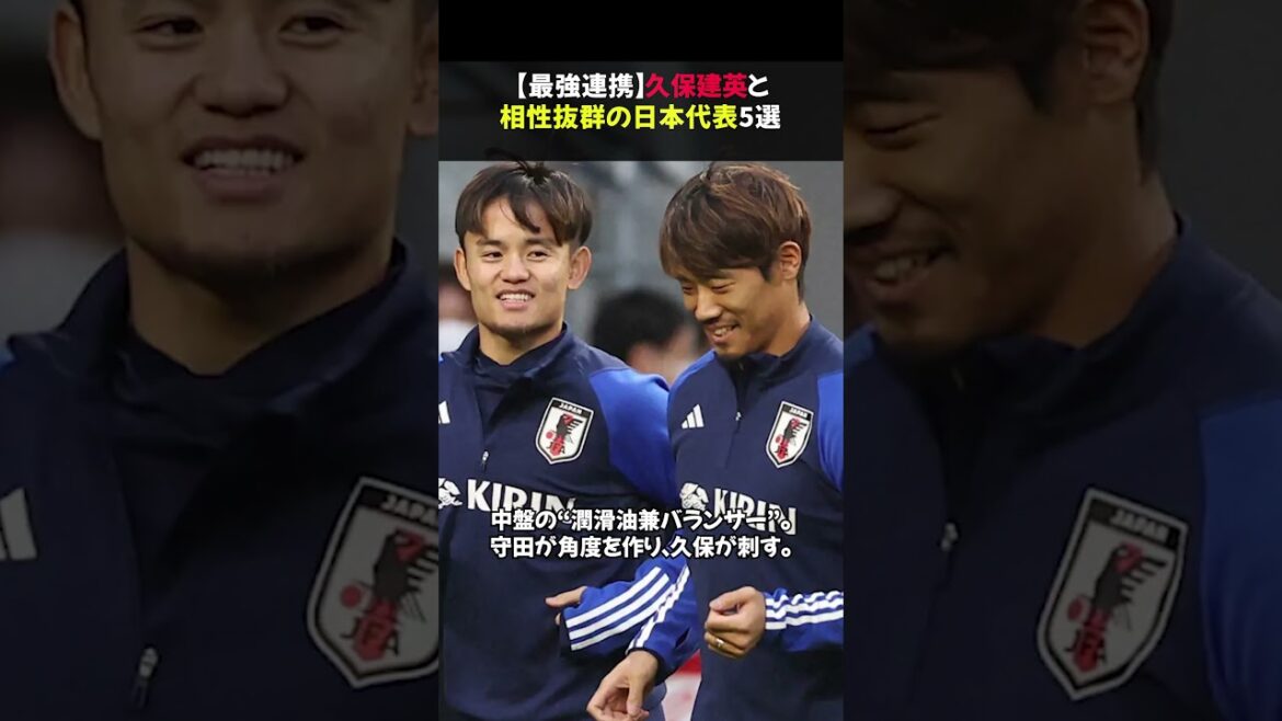 [Forte collaboration]5 représentants japonais qui se marient parfaitement avec Takefusa Kubo #shorts