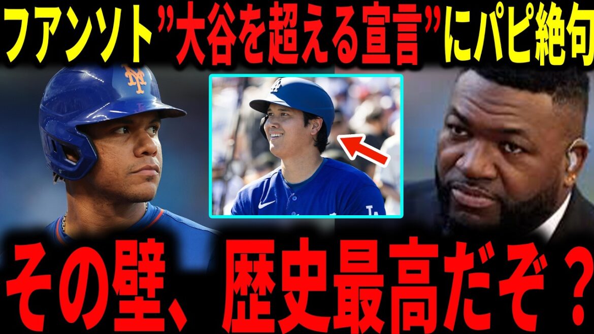 [Shohei Otani]« Dépasser Shohei Otani… » David Ortiz réagit de manière inattendue à la « déclaration de Juan Soto selon laquelle il dépassera Otani »… CC Sabathia le mentionne également.
