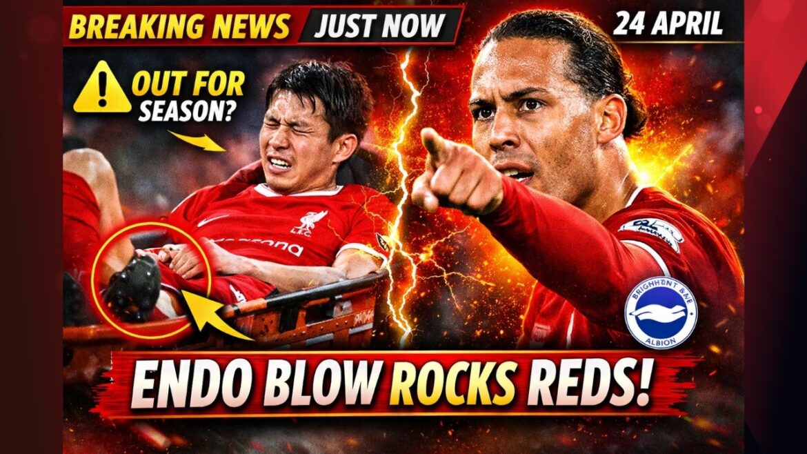 LIVERPOOL NEWS AUJOURD’HUI : SLOT PEUR D’UNE LONGUE LIBÉRATION D’ENDO ALORS QUE VAN DIJK FAIT DEMANDE #lfc LIVERPOOL NEWS AUJOURD'HUI : SLOT PEUR D'UNE LONGUE LIBÉRATION D'ENDO ALORS QUE VAN DIJK FAIT DEMANDE #lfc