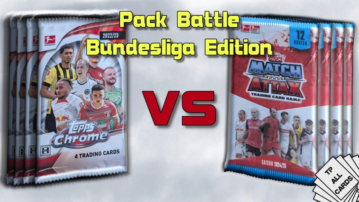 Bataille de packs de Bundesliga ! Affrontement Topps Chrome contre Match Attax
