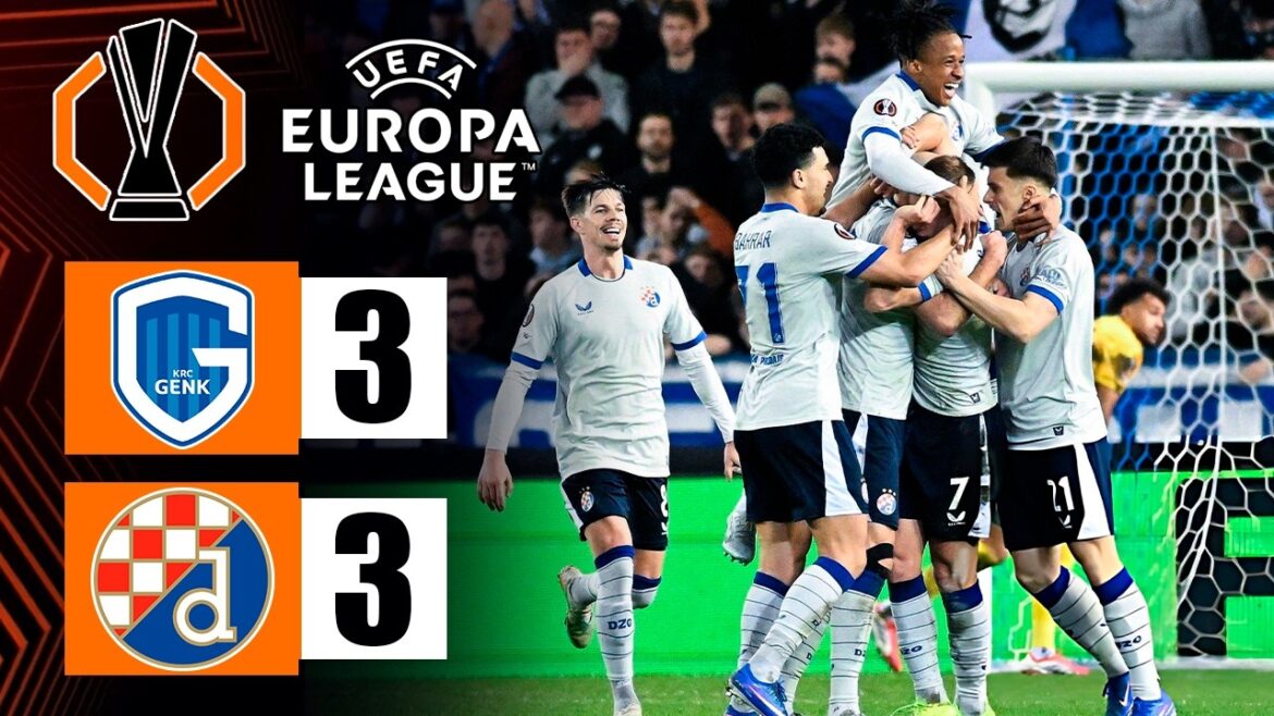 KRC Genk – GNK Dinamo Zagreb 3:3 (AGG : 6-4) Résumé | UEFA Ligue Europa 2026 KRC Genk - GNK Dinamo Zagreb 3:3 (AGG : 6-4) Résumé | UEFA Ligue Europa 2026
