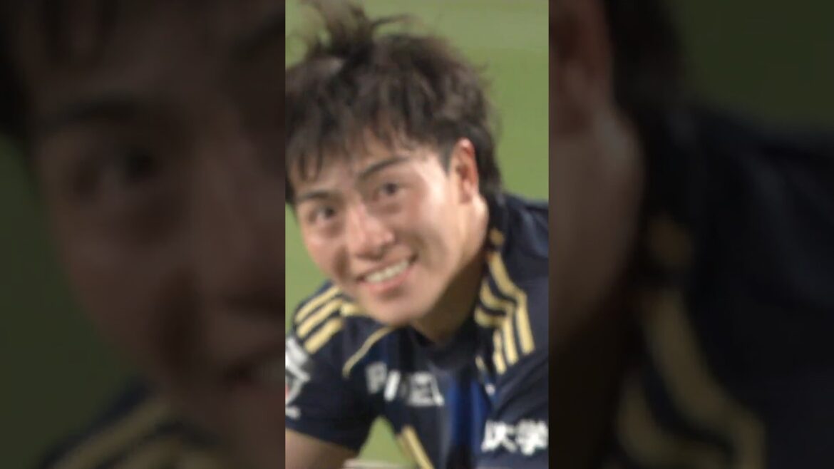 Excellente puissance d'attaque 🔥 #Yengi ▶️ #Eriki ▶️ #Compteur de Yuki Soma ⚡️ #Match de Jeff United Chiba #shorts #J League #soccer