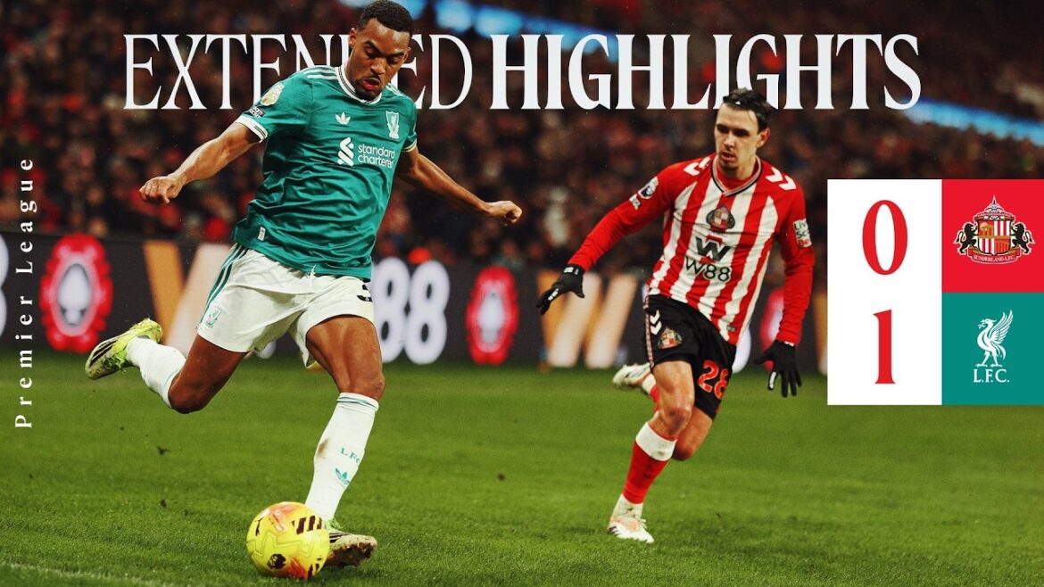 Faits saillants prolongés : Van Dijk vainqueur au Stadium of Light ! | Sunderland 0-1 Liverpool