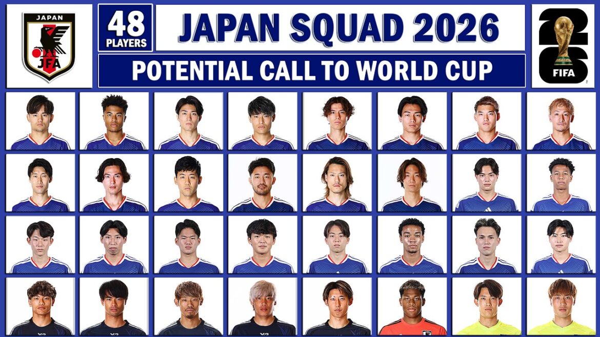 Équipe du Japon pour la Coupe du Monde 2026 – La meilleure composition du Japon pour la Coupe du Monde 2026 – Équipes pour la Coupe du Monde 2026 Équipe du Japon pour la Coupe du Monde 2026 - La meilleure composition du Japon pour la Coupe du Monde 2026 - Équipes pour la Coupe du Monde 2026