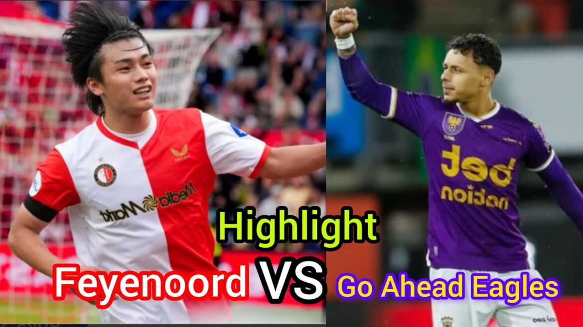 Un match plein de drames, de cartons rouges et de pénalités || Feyenoord vs Go Ahead Eagles #eredivisie faits saillants