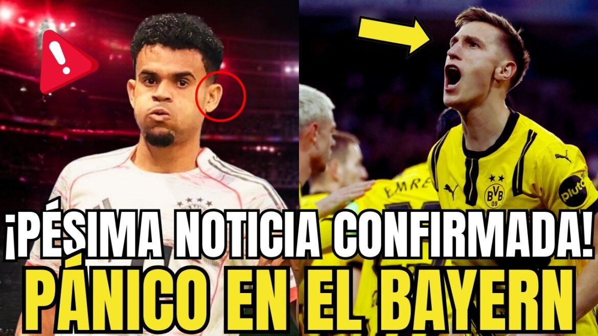 🚨😱 ALERTE MAXIMALE ! Luis Díaz perd le sourire et le Bayern tremble de peur.