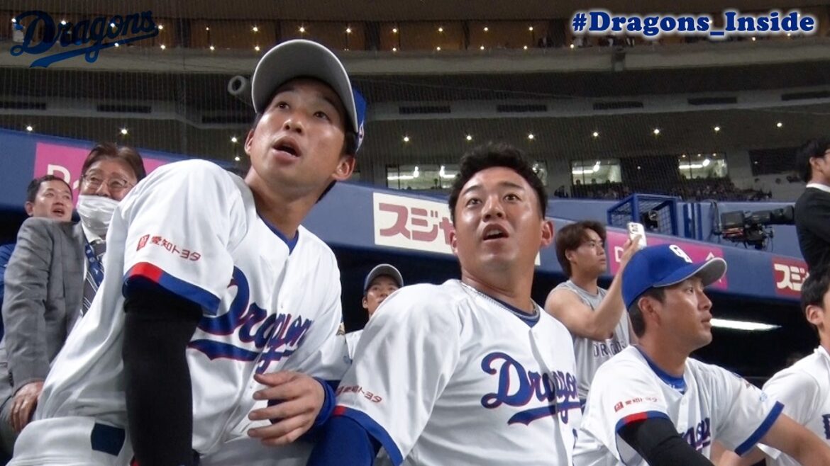 [2026 DAY2]Les joueurs des Dragons regardent « l'entraînement au bâton #Shohei Otani » #Dragons_Inside