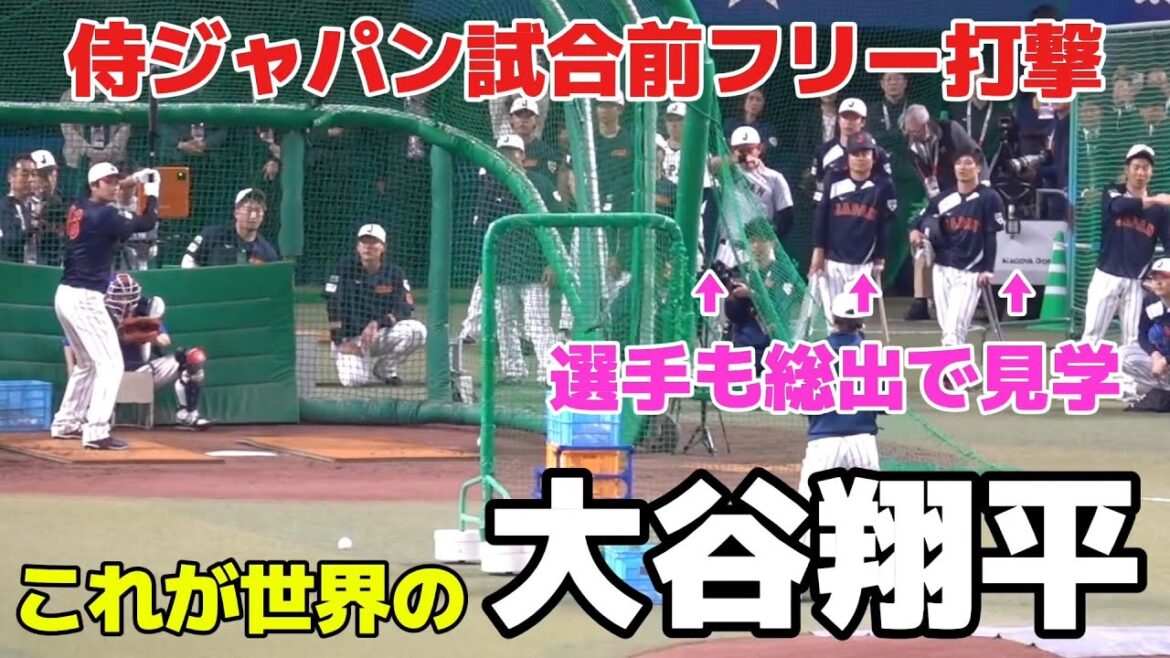 [SAMURAI JAPON]C'est le Shohei Otani du monde ! Battage gratuit avant le match ! Une série de balles extra-larges choquantes qui ont même fasciné les joueurs !