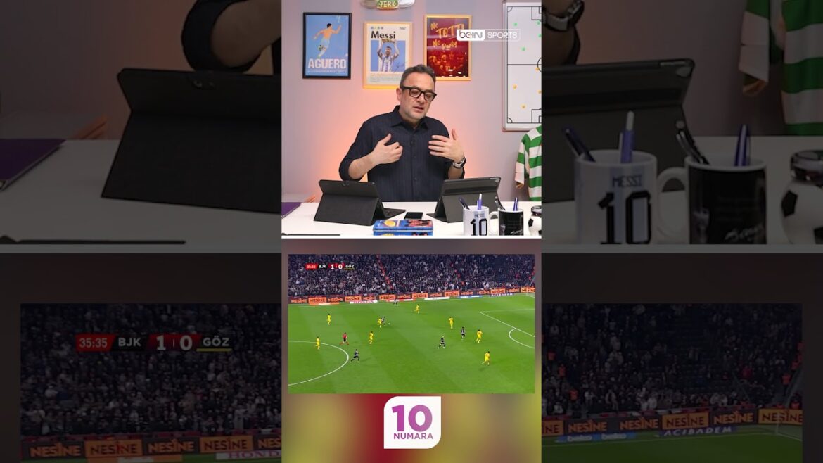 ⚫️⚪️ Le jeu de Beşiktaş par derrière #shorts #beşiktaş