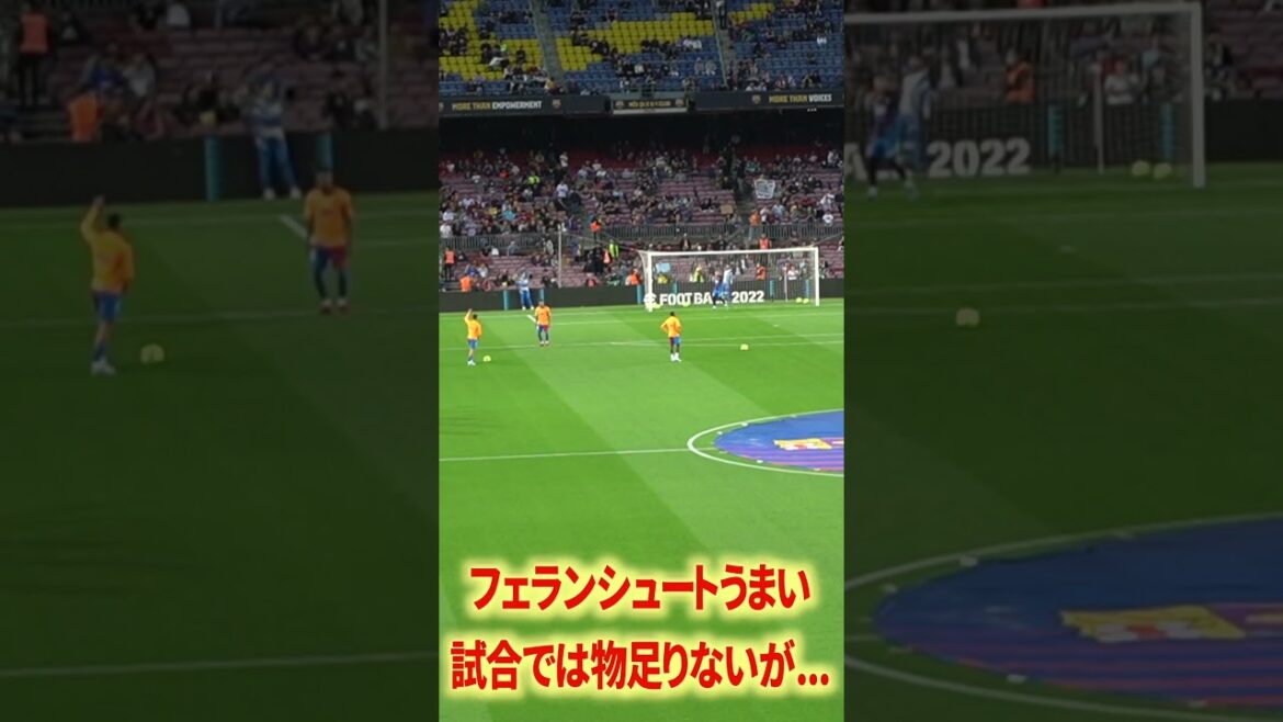 Ferran est coriace en tant que numéro 9 du Barça