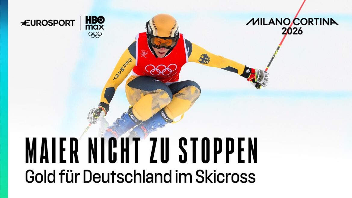 De l'or pour l'Allemagne ! Maier remporte le ski cross | Jeux olympiques 2026 | Ski acrobatique | Skicross | Femmes
