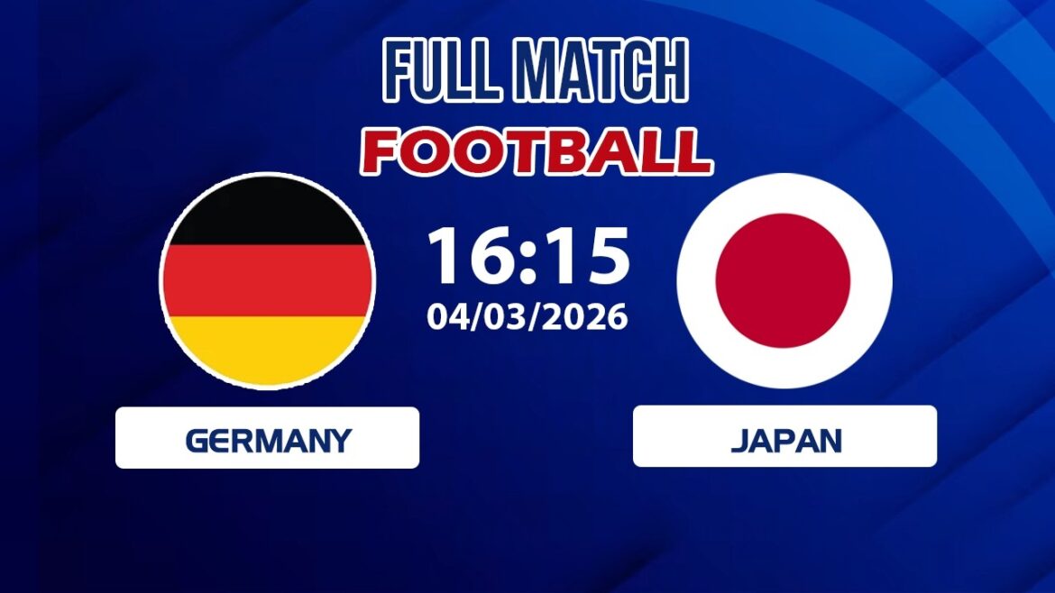 🔴 Allemagne contre Japon | Un retour qui a choqué le monde