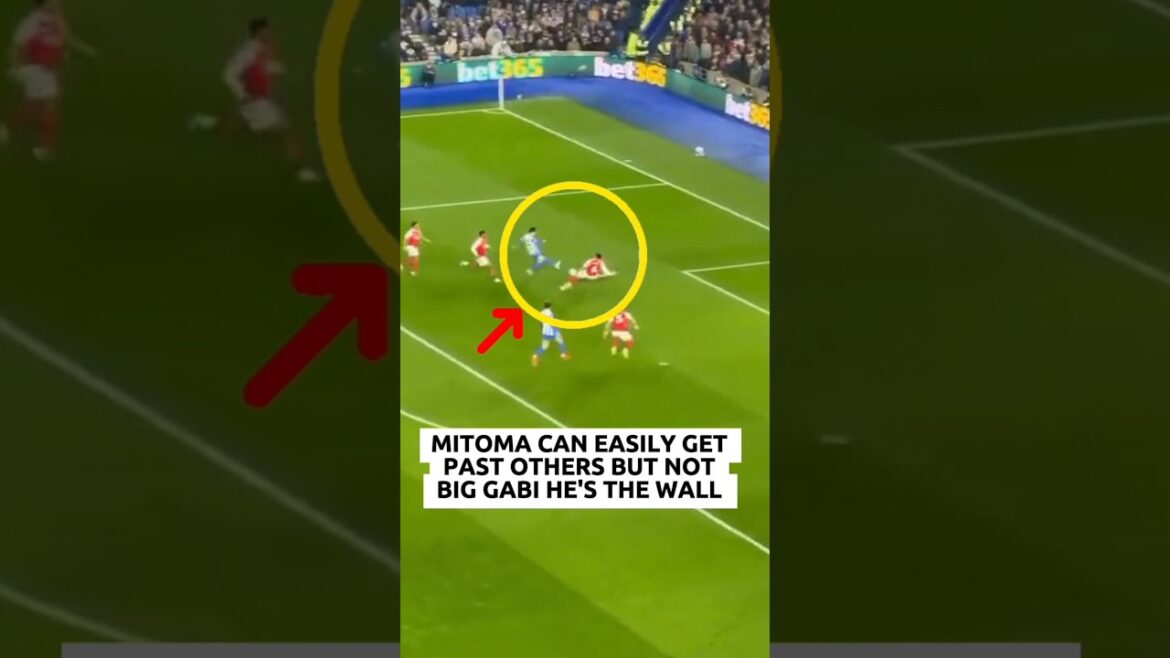 GABRIEL CLEAN TACKLE CONTRE MITOMA #footballshorts GABRIEL CLEAN TACKLE CONTRE MITOMA #footballshorts