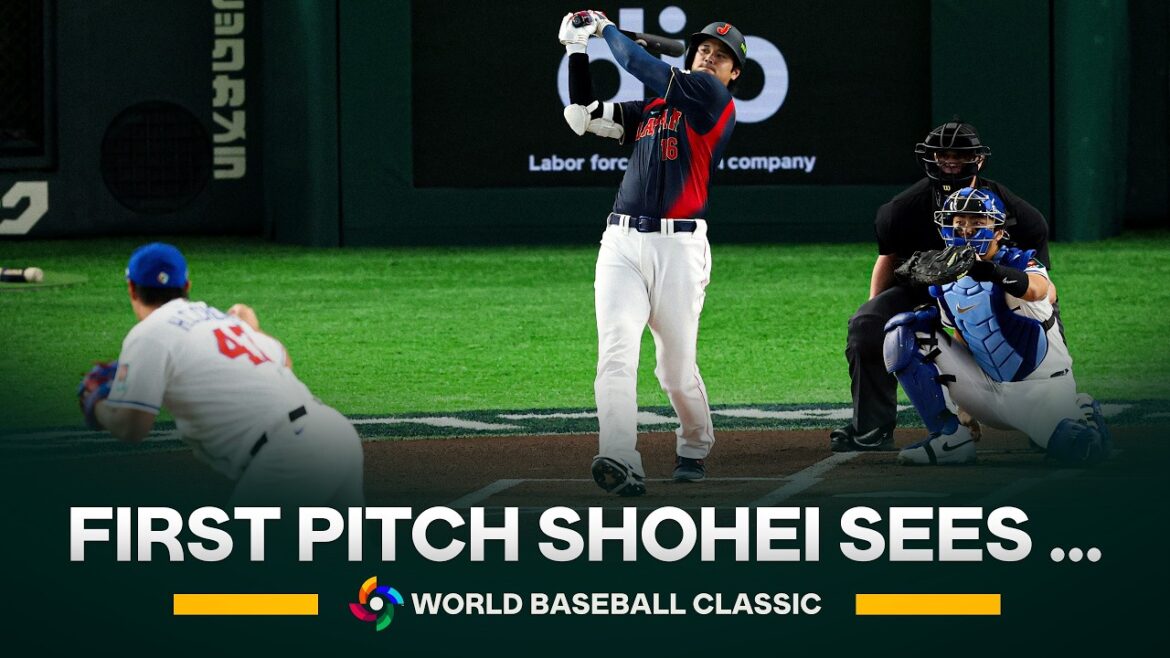 Le premier coup sûr de Shohei Ohtani lors de la Classique mondiale de baseball 2026 pour l'équipe japonaise ! 🇯🇵 | Faits saillants de Shohei Ohtani