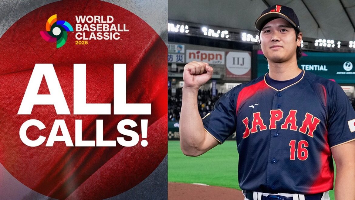TOUS LES APPELS du GRAND SLAM ÉPIQUE de Shohei Ohtani pour l'équipe du Japon (Classique mondiale de baseball 2026) ! Faits saillants de Shohei Ohtani