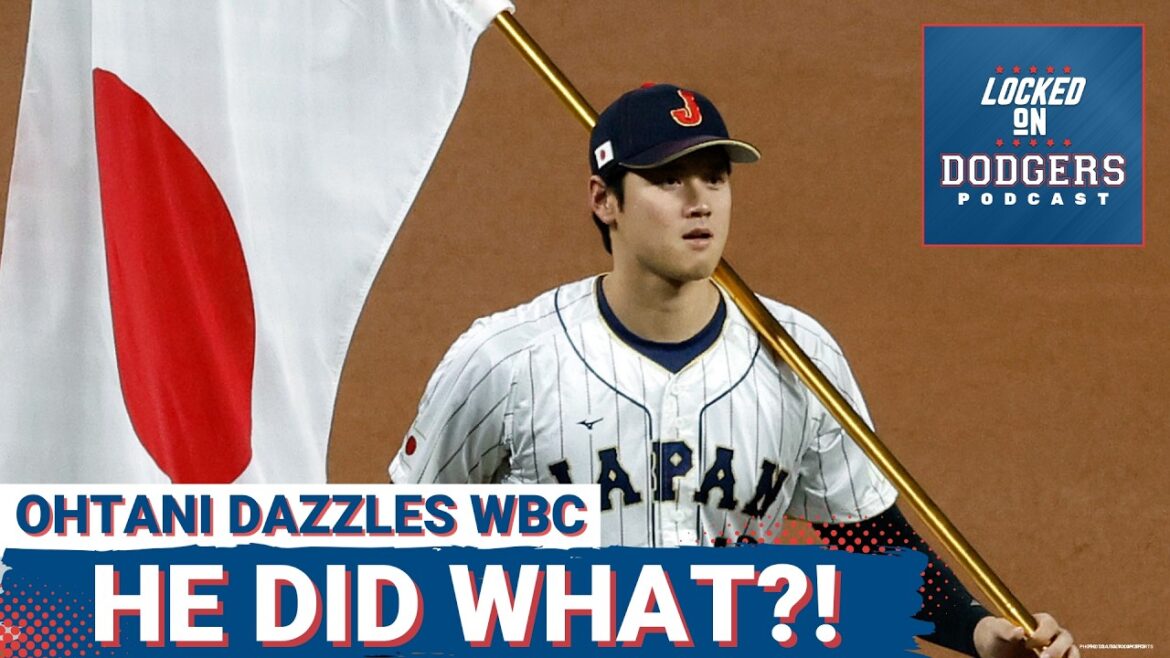 INCROYABLE : Shohei Ohtani DOMINE ses débuts en WBC | Liste des Dodgers des FORCES de Santiago Espinal