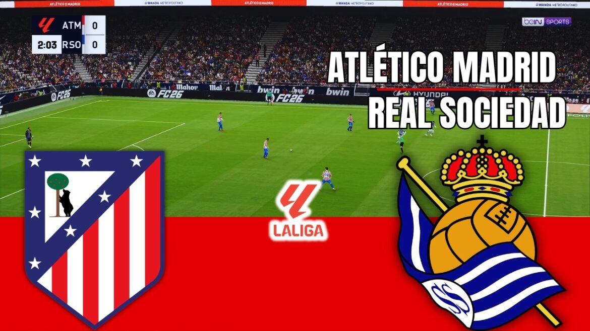 ATLÉTICO MADRID vs REAL SOCIEDAD LaLiga 2026 Simulation/Prédiction