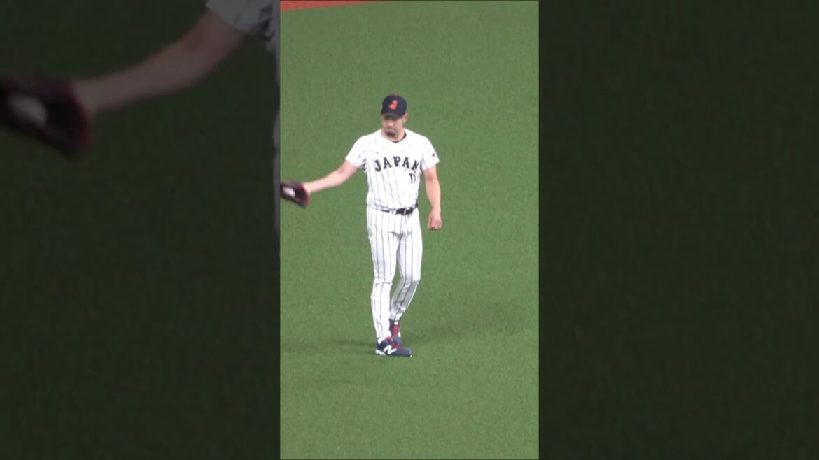 Yusei Kikuchi (Anges) attrape le ballon #wbc #Samurai Japan #Angels #Yusei Kikuchi #attrape le ballon #baseball youtube