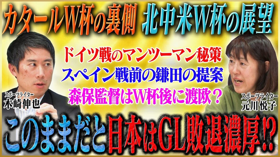 [Histoire de la Coupe du Monde]Kizaki et Motokawa parlent de leurs attentes pour la Coupe du monde au Qatar et la Coupe du monde en Amérique du Nord et centrale