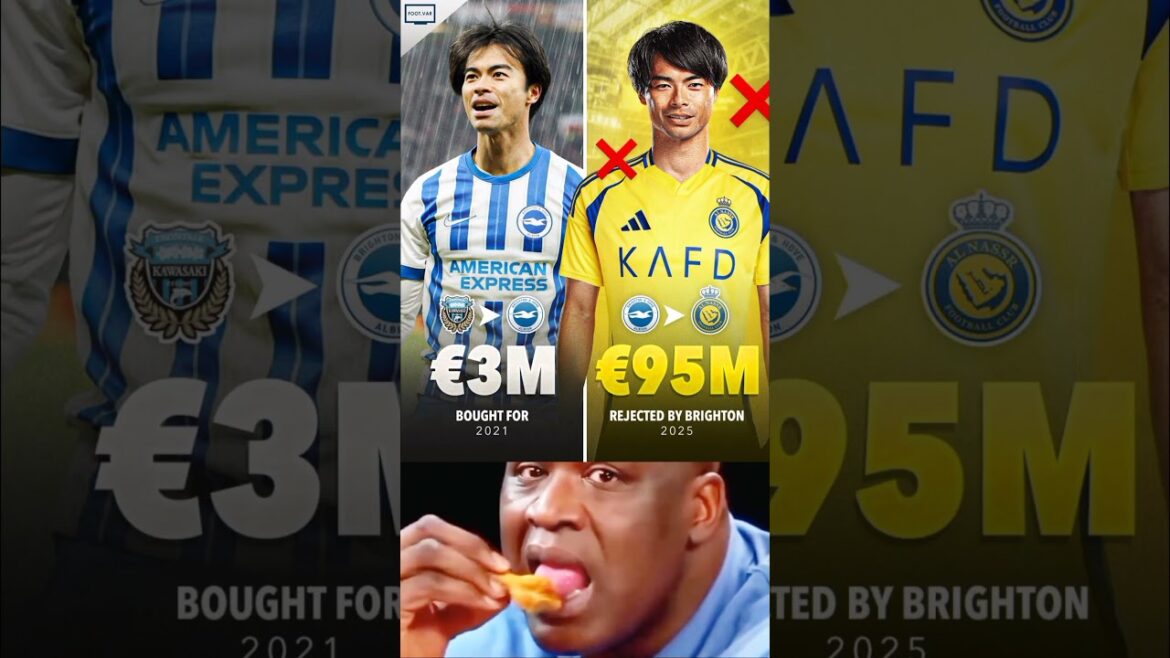 Kaoru Mitoma désormais valorisé à seulement 30 M€... 😲🇯🇵