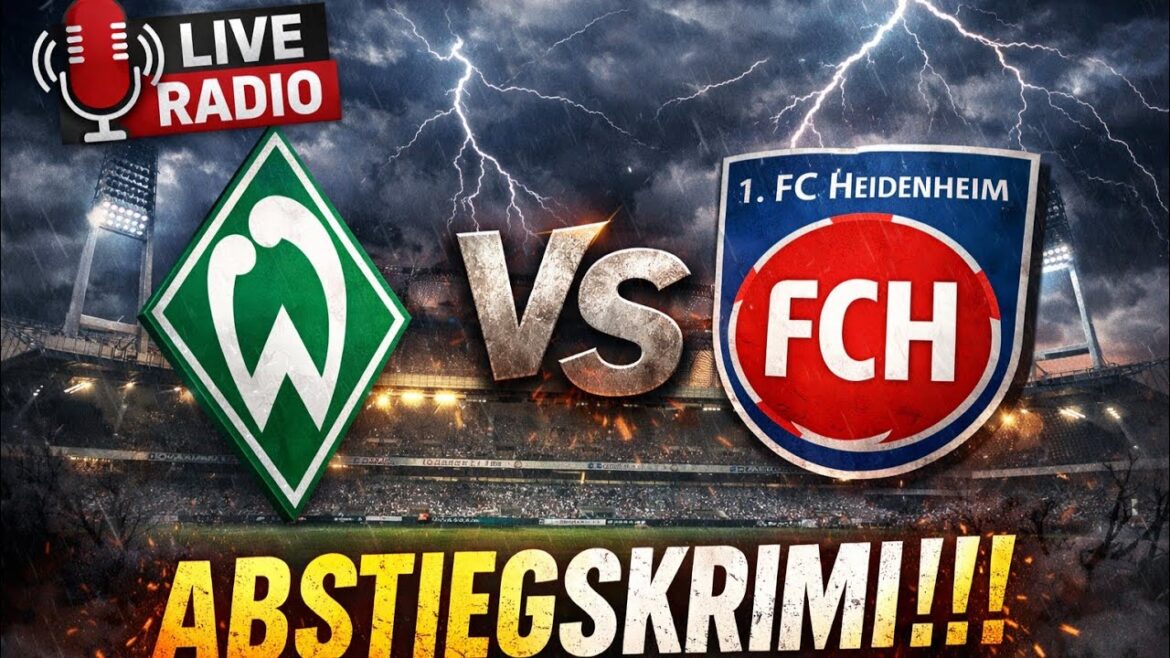 CRIME DE DESCENTE !!! WERDER BRÊME – 1. FC HEIDENHEIM / RÉACTION EN DIRECT CRIME DE DESCENTE !!! WERDER BRÊME - 1. FC HEIDENHEIM / RÉACTION EN DIRECT