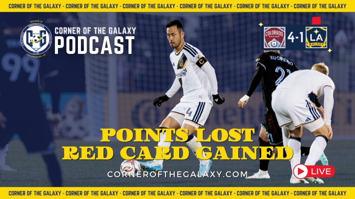 CoG Live Show : Pec améliore ses points alors que le LA Galaxy tombe au Colorado