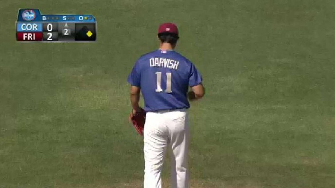 Darvish de Frisco gèle Vasquez