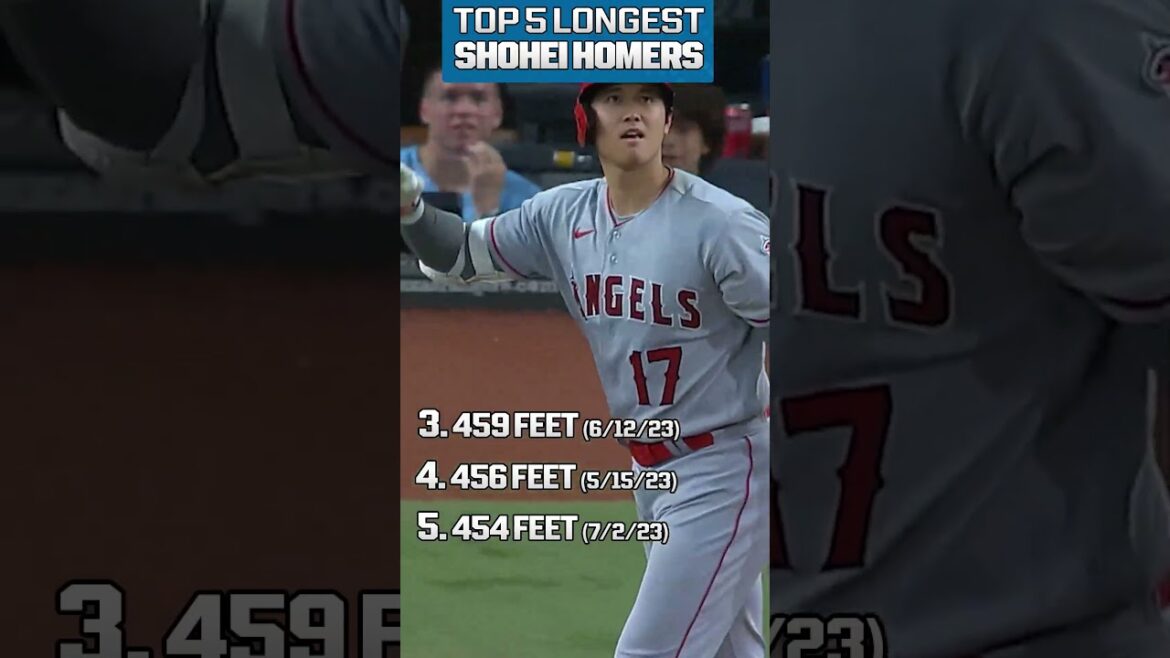 Top 5 des circuits les plus longs de Shohei Ohtani en saison régulière !